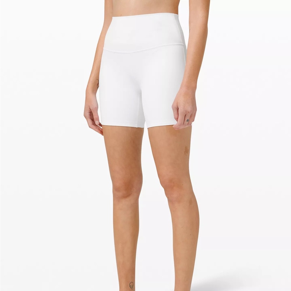 Lululemon white align shorts